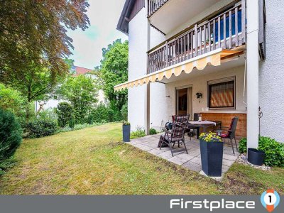 FIRSTPLACE - Kapitalanlage: 3-Zimmer-Wohnung mit Südwestgarten in ruhiger Lage Poings