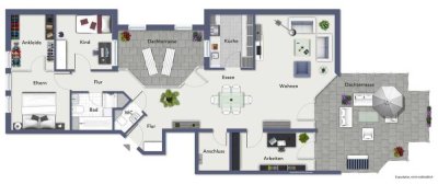 Geräumige 4-Zimmer Wohnung mit Balkon in Haßloch