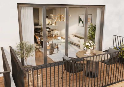 Weißensee: Langhansstr: ERSTBEZUG im NEUBAU ab Anfang 2026: 3-4-Zi-Whg mit 99 m² + SÜD-TERRASSE