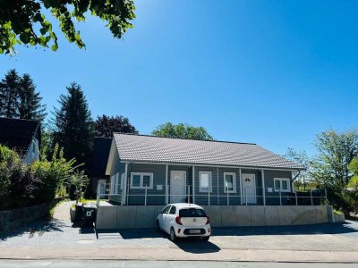 3-Zimmer-Neubau-Wohnung im Schwedenhaus-Stil zu vermieten