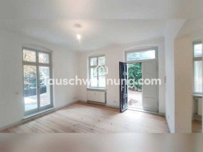 Tauschwohnung: 2-Raum sanierte Altbauwohnung mit Terrasse