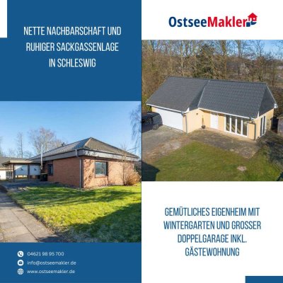 Gemütliches Eigenheim mit Wintergarten und großer Doppelgarage inkl. Gästewohnung