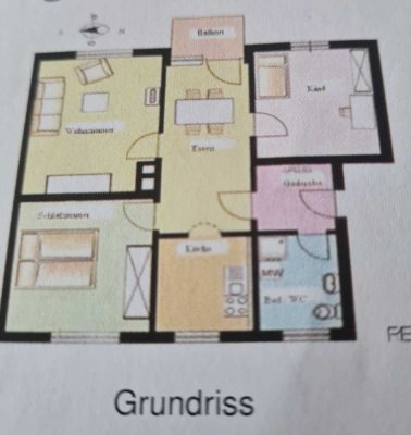 Geschmackvolle, gepflegte 3-Zimmer-Wohnung mit EBK in Kelheim