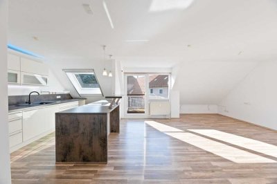 Viel mehr als 64 m² – Maisonette mit ausgebautem Dachgeschoss (Nfl. ca. 44 m²)