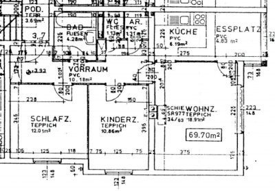 Geförderte 69 m² Wohnung in Miete | Top 7