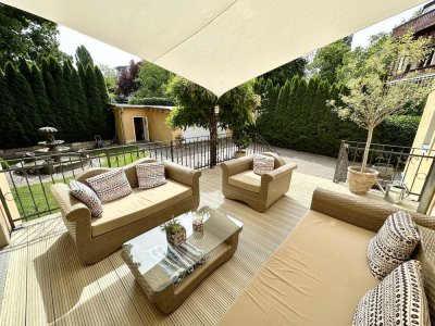 * hochwertig sanierte, denkmalgeschützte Villa in Bestlage am Waldpark *
