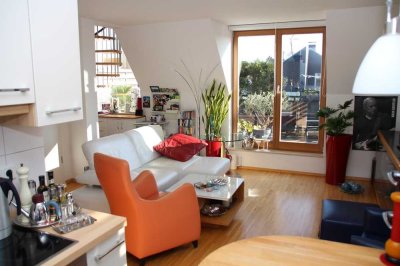 2-Zimmer-Maisonette-Wohnung mit sonniger Dachterrasse