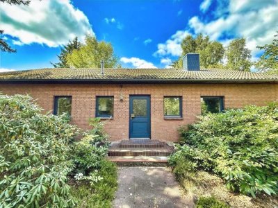 Entspannter Wohlfühl-Bungalow mit großer Garage und liebevollem Erholungsgarten für alle Generati