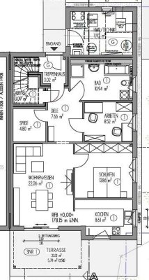 Erstbezug 3-Zimmer-EG-Wohnung mit EBK in Endingen am Kaiserstuhl