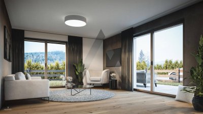 Neubau: 3 Zimmer-Wohnungen in sonniger Lage mit Bergblick