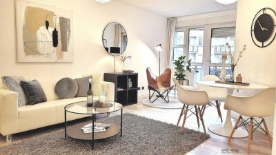 Stilvolle 2-Zimmer-Wohnung mit Einbauküche und saniertem Bad