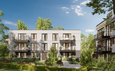 Weißensee: Langhansstr: ERSTBEZUG im NEUBAU ab Anfang 2026: 3-Zi-Wohnung mit TERRASSE