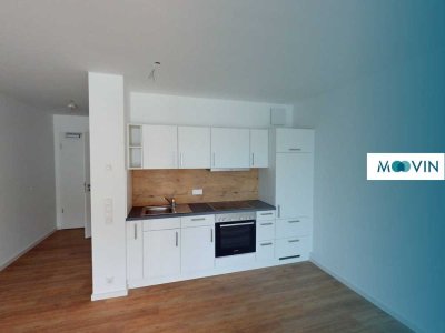 Hochmoderner Wohntraum: 1-Zimmer-Wohnung mit großer Terrasse und EBK