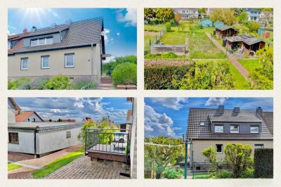 Individuelles Zweifamilienhaus mit großem Grundstück

und Garage in bester Lage von Schauenburg-El