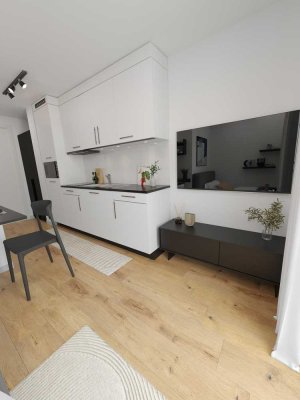 Kompaktes Design-Apartment – möbliert, ausgestattet & bezugsbereit ab 01.09.2025 Apartment Nr. 14