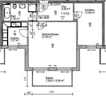 Attraktive 2-Zimmer-Küche-Bad-Wohnung in sehr guter Lage in Meitingen mit großem Balkon