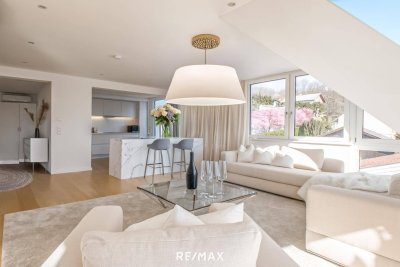LUXUS, Ruhe, Fernblick| Große TERRASSE| BALKONE | EIGENES POOL