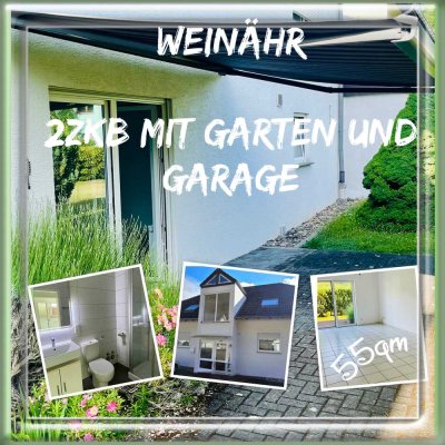 ** 2ZK 55qm Wohnung mit Garten und Garage in Weinähr **