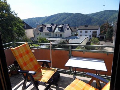 Niederlahnstein, schöne Maisonette-Wohnung mit Ausblick ins Rheintal