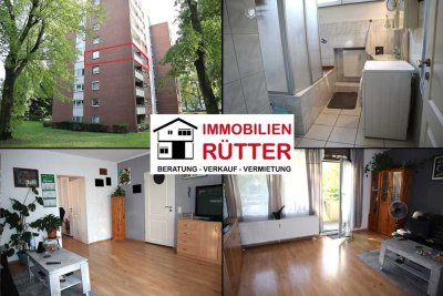 DU-Hochheide, altengerechte ETW ca. 59 m², 2,5 ZKDB, Aufzug, Loggia, Fernwärme, inkl. Einbauküche!