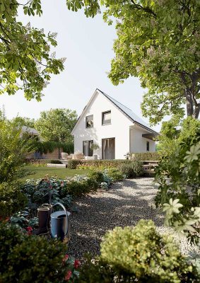 Raumwunder 90, Preis inkl. Grundstück, massiv gebaut