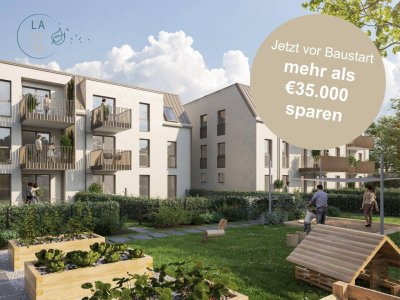 LAVITA - Moderne Erstbezug-Wohnung mit Balkon und Fußbodenheizung in Langenzersdorf mit optimaler Anbindung an Wien - jetzt Baustartaktion nutzen
