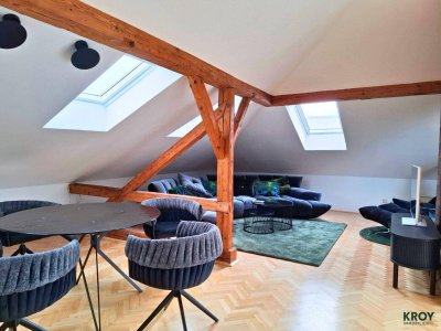 Modern möblierte 3-Zimmer-Maisonette mit Dachterrasse in Maxglan