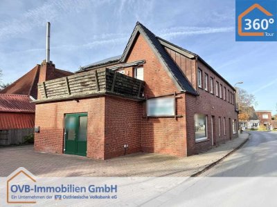 Wohn- und Geschäftshaus mit vielseitigen Nutzungsmöglichkeiten in bester Sichtlage von Pewsum