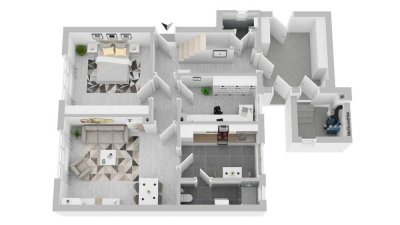 Erdgeschosswohnung zu verkaufen!