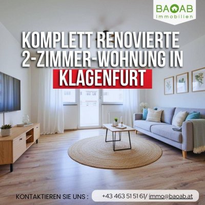 Sonnige City-Wohnung mit Balkon &amp; Lift – hochwertig saniert in bester Lage Klagenfurts