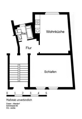 Renovierte 1-Zimmer-Wohnung in Essen
