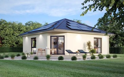 Komfortabel wohnen auf einer Ebene – barrierefreier Bungalow in Großkayna mit ScanHaus!