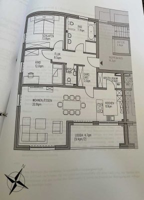 Nachmieter für gehobene Etagenwohnung mit Balkon und EBK in Wolfenbüttel
