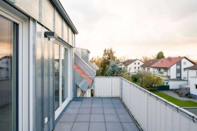 Über den Dächern Feudenheims - Neuwertige DG-Maisonette mit EBK und Sonnenbalkon!