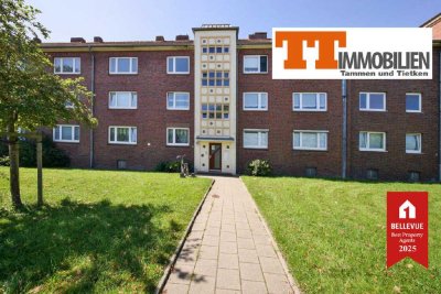 TT bietet an: Sonnige 3-Zimmer-Wohnung mit Balkon im gepflegten 6-Parteienhaus am Banter Weg i