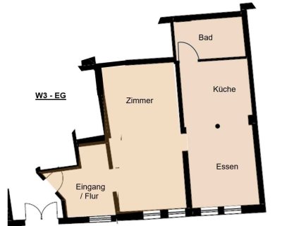 Ruhige, super-zentrale 2,5 Zimmer Wohnung