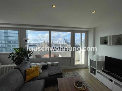 Tauschwohnung: Apartment mit Skyline-Blick und separater Küche
