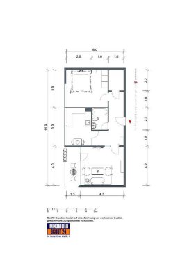 Demnächst frei! 2-Zimmer-Wohnung in Kreuztal