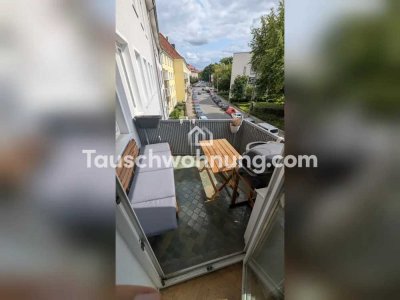 Tauschwohnung: Helle Wohnung mit Balkon in der Südstadt
