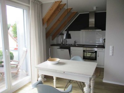 reserviert !!!!  Ostseenähe - urgemütlich ,2 Balkone- Fußbodenheizung mit Wärmepumpe