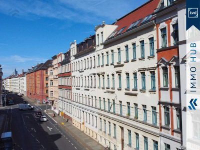 ++ 3,72% IST-Rendite, Balkon, Parkett! Charmante 3-Zimmer-Wohnung in Leipzig-Reudnitz ++