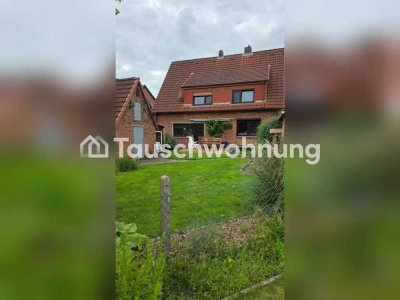 Tauschwohnung: schöne große 2 Zimmerwohnung mit Terasse, Garten, Garage etc