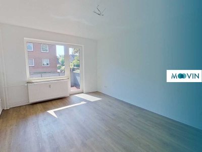 Lichtdurchflutete 2-Zimmer-Wohnung mit BALKON und modernem WANNENBAD