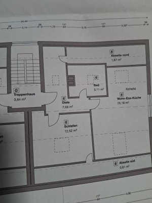 DG Wohnung in ruhigem 6 Familienhaus in Kösching