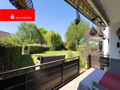 Großzügige 2-Zimmer-Erdgeschosswohnung mit Traumgarten in Bestlage von Seligenstadt