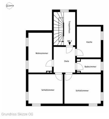 Helle 80m2-Whg,1.OG, 3FH, ruhig, citynah, Minden