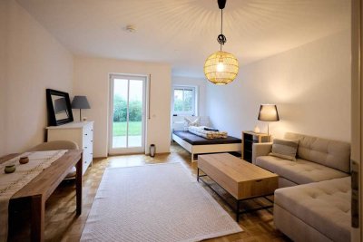 1-Zimmer EG -Wohnung möbliert mit Tiefgarage in Traunstein