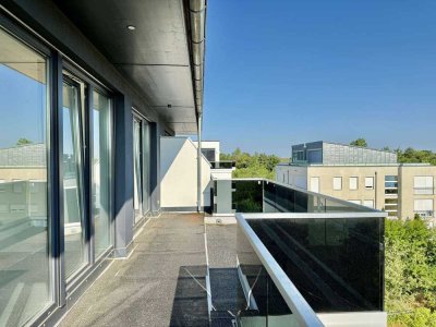 Erstbezug: Exklusives Penthouse mit umlaufender Dachterrasse 'Wohntraum Grüner Bogen'