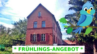 Bei Teuchern -  (T)RAUM ZUR ENTFALTUNG ! Imposantes, solides Klinker-MFH / EFH