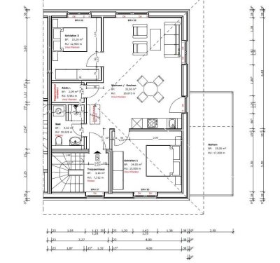Zur Miete: Hauptstraße 35, 24251 Osdorf 1. OG Whg. 3Zimmer großem Balkon